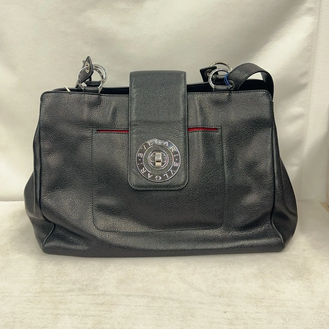 95新 BVLGARI/宝格丽 宝格丽黑色包1602 4435