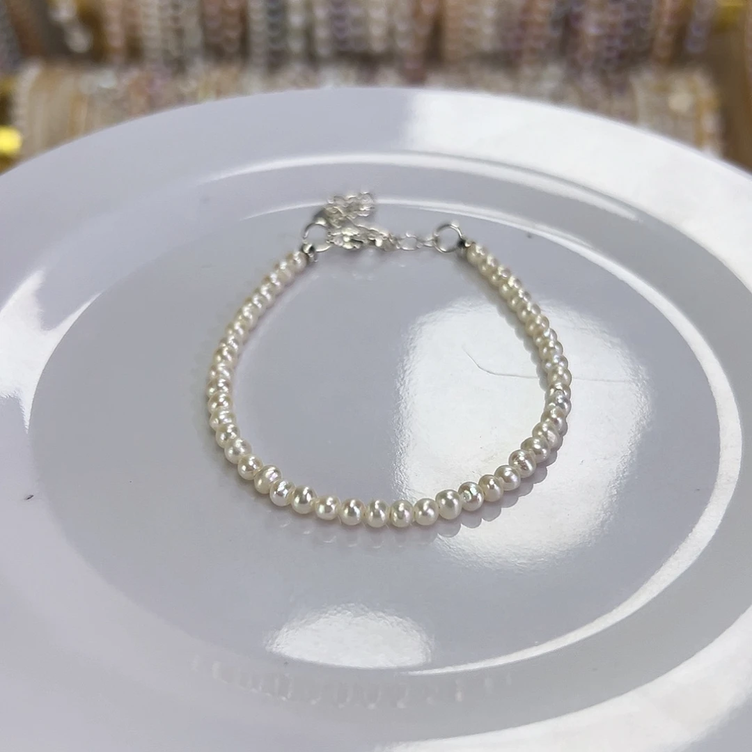 手绳淡水珍珠钛钢