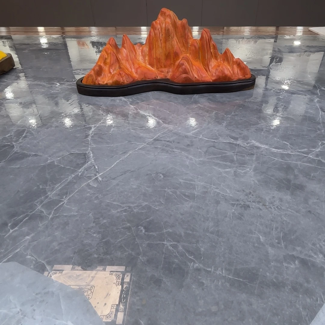 x***c石材灵璧石雕刻山峰摆件