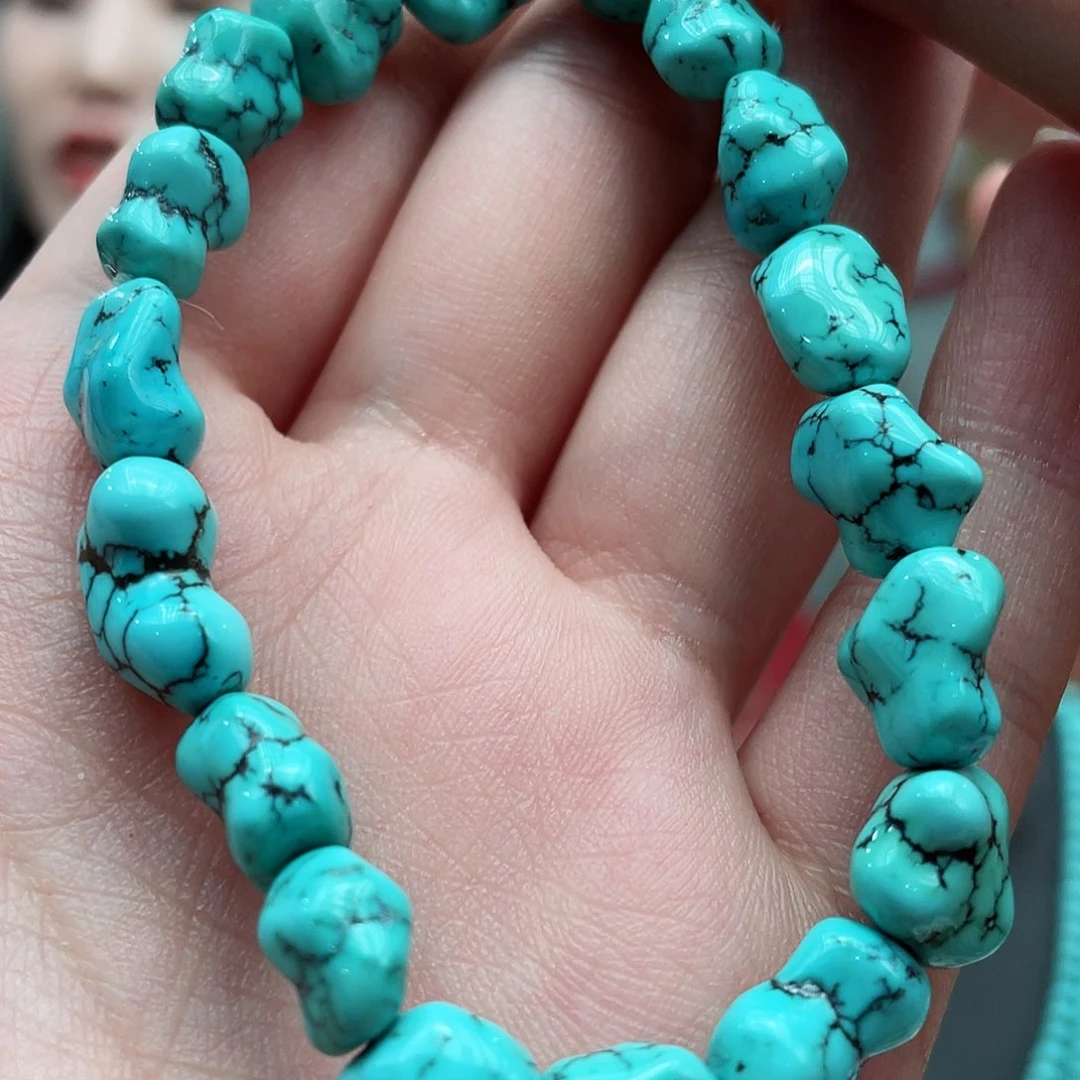 绿松石珠宝半成品未镶嵌