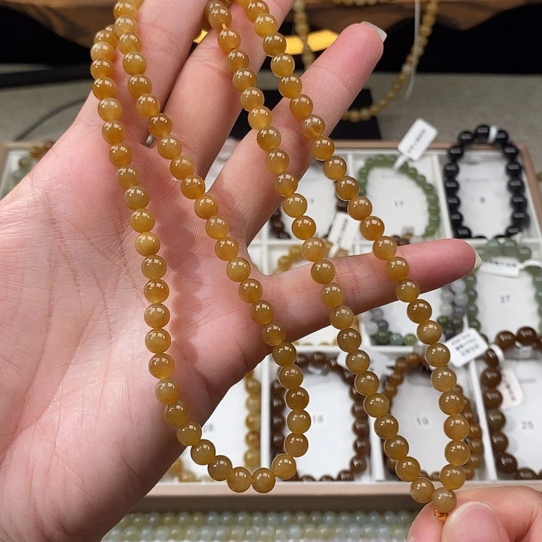 和田玉未镶嵌手链