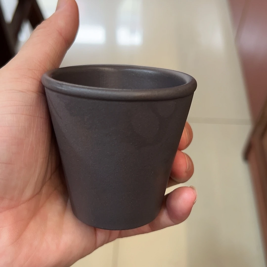 紫砂茶壶原矿天青泥主人杯