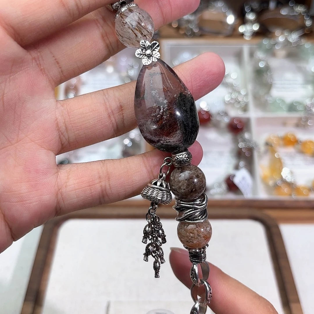 水晶手串合金水晶