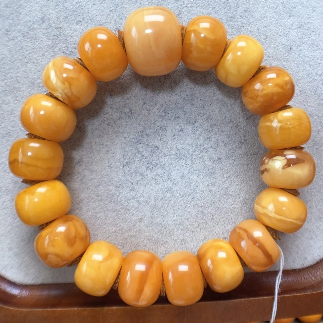 蜜蜡未镶嵌手串蜜蜡