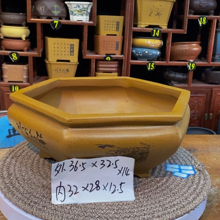 紫砂花盆紫砂花盆