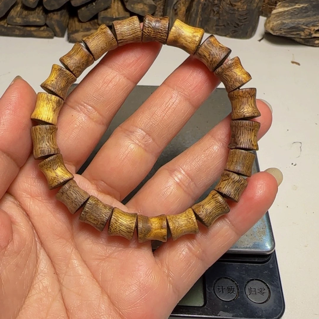 木快*竹节珠5.6克金丝油