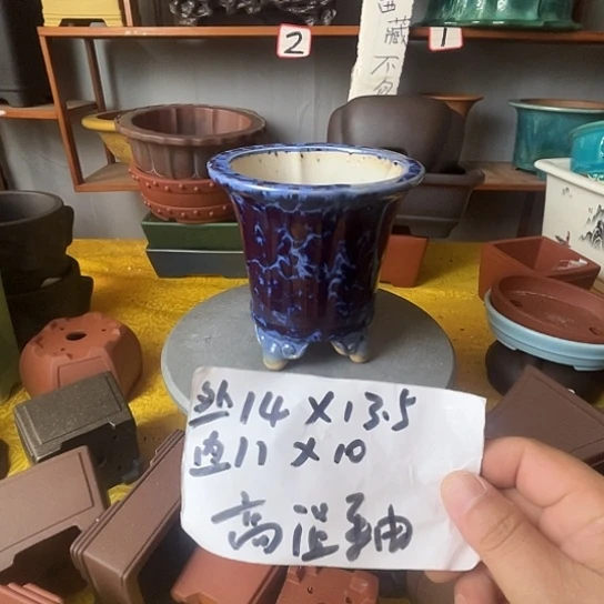 宜兴紫砂花盆种植