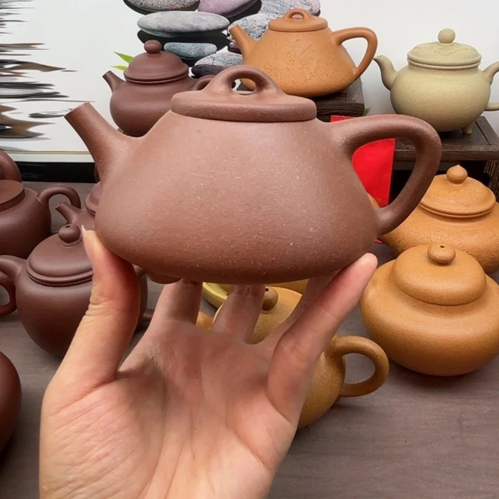 紫砂茶盘青段  子冶石瓢微瑕   238
