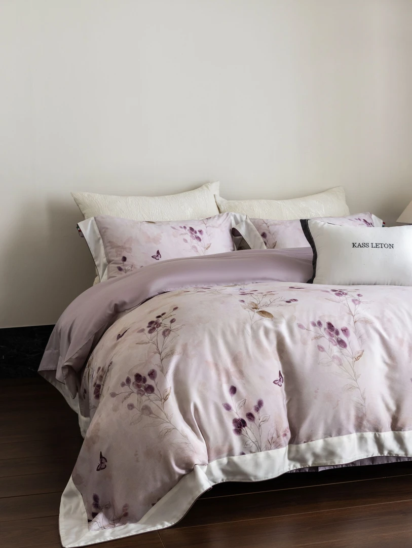 【卉庭二号仓】卡诗兰顿天丝棉四件套  棠梨煎雪