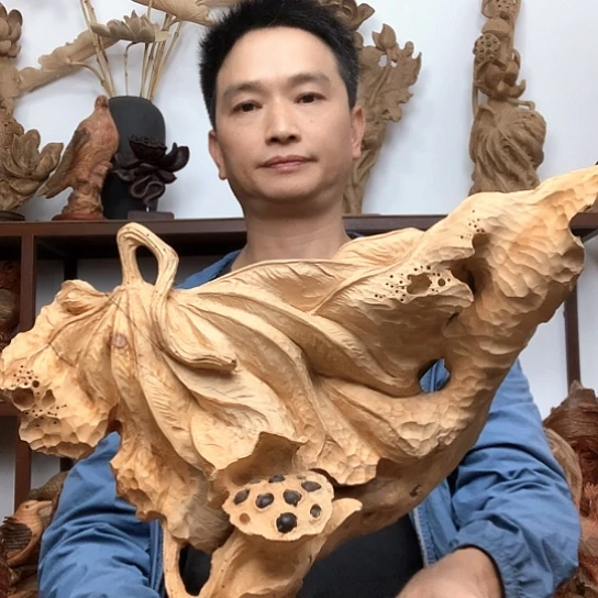 兴***隆柏木摆件工艺品摆件家居