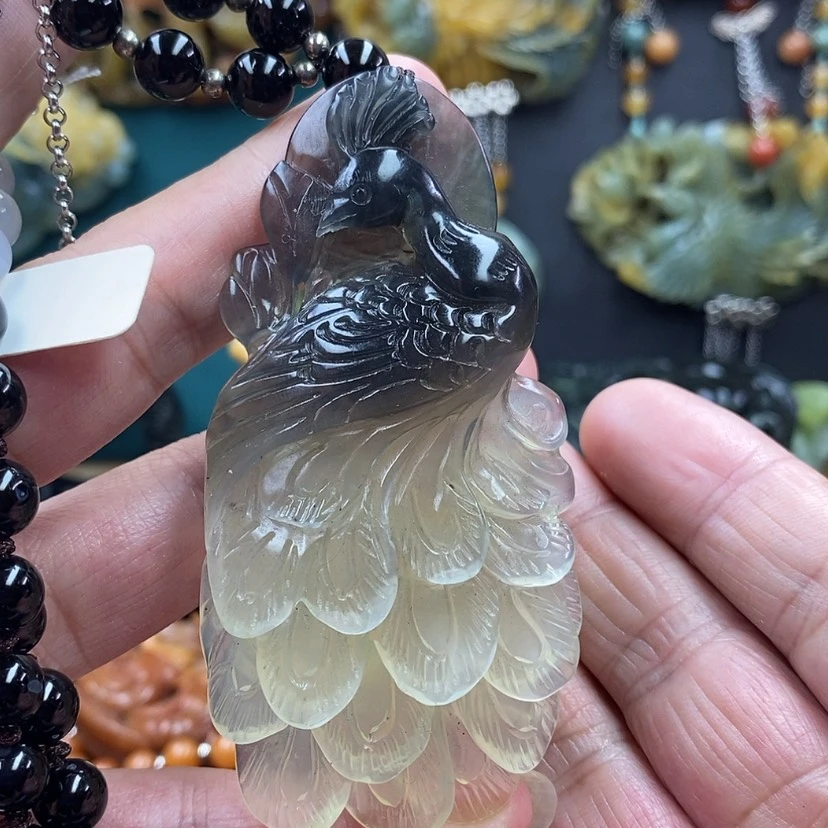 【闪购商品】蛇纹石玉未镶嵌吊坠