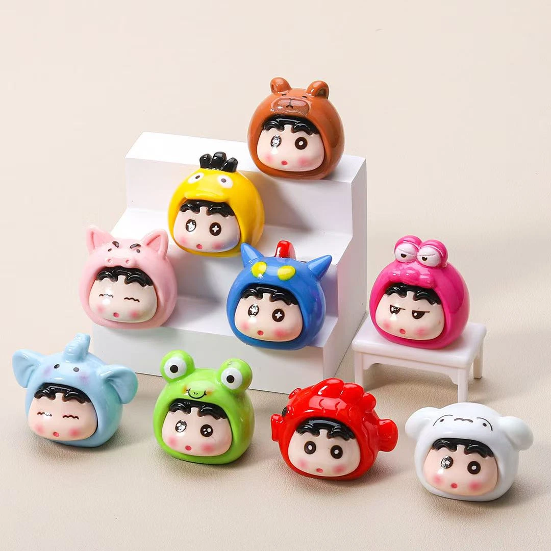 小新总动员树脂diy潮玩摆件萌粒