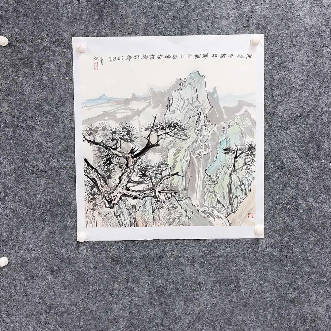 国画国画作品XWZ老师