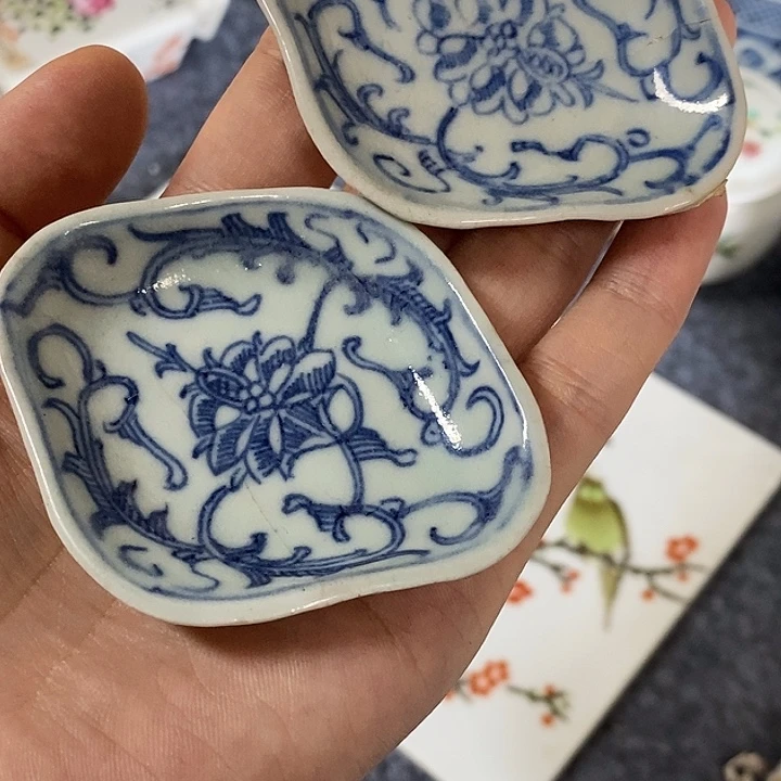 ～***～青花小盘，青花盘子