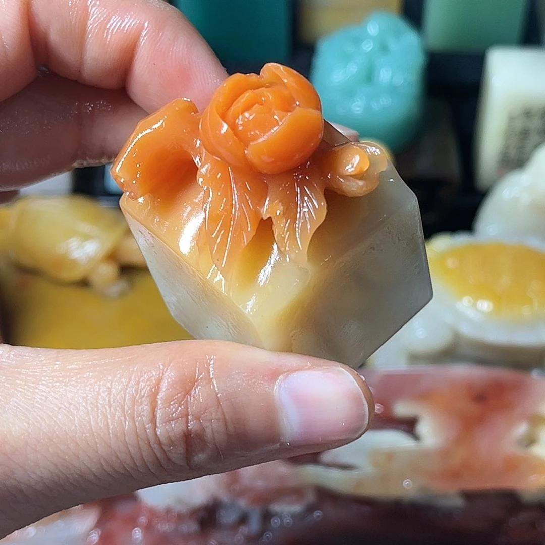 寿山石印石这么大岁数怎么会