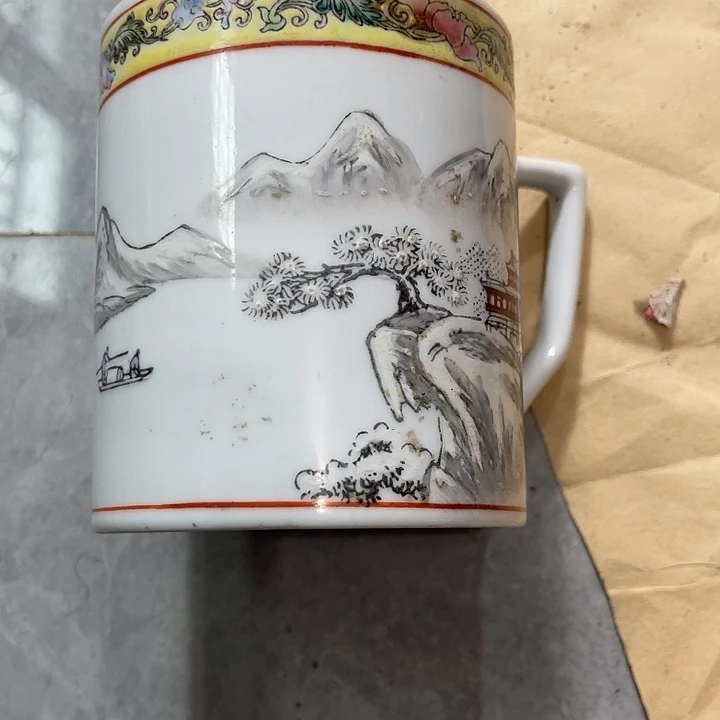 摆件农****爸雪景杯子全品的