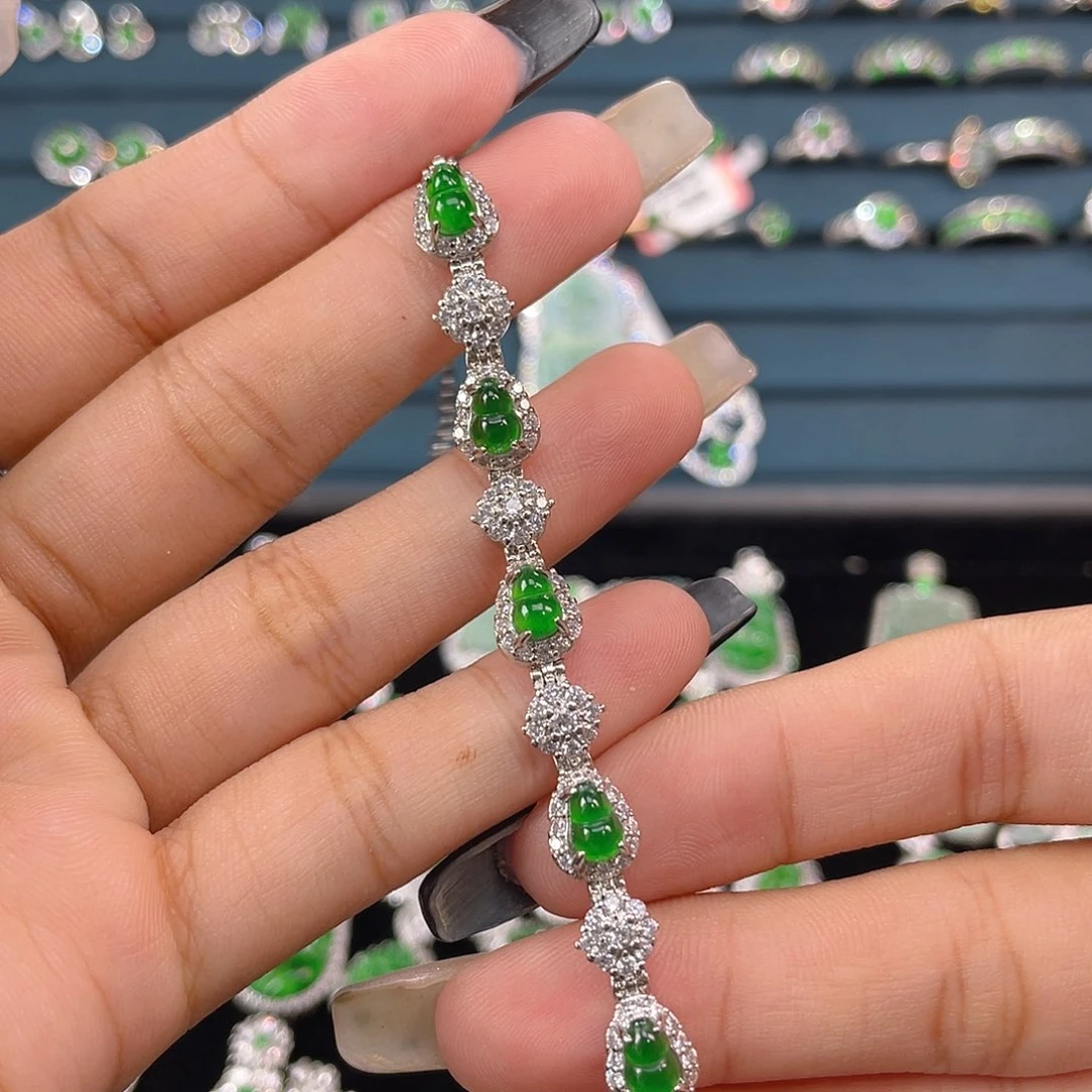 未镶嵌手链翡翠手链