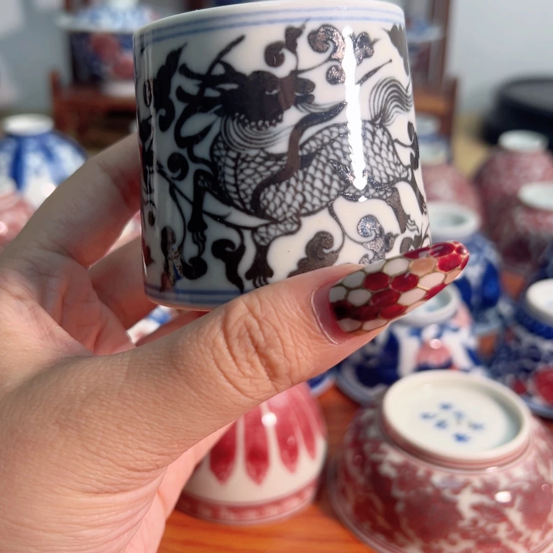 杯子景德镇毛仔柴窑主人杯