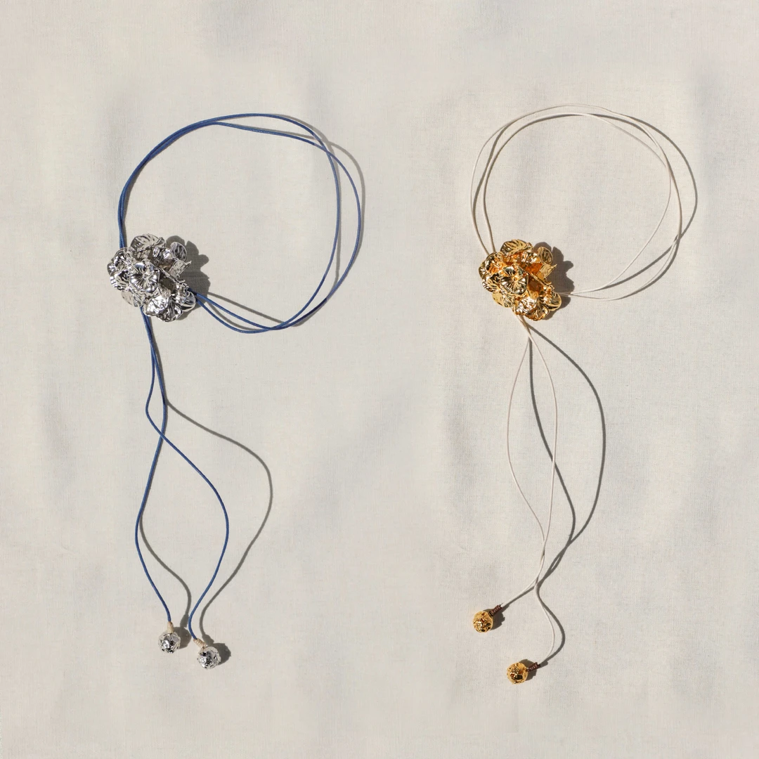 铜合金项链 MOSECRET  ENDLESS SUMMER 花卉球形系带项链