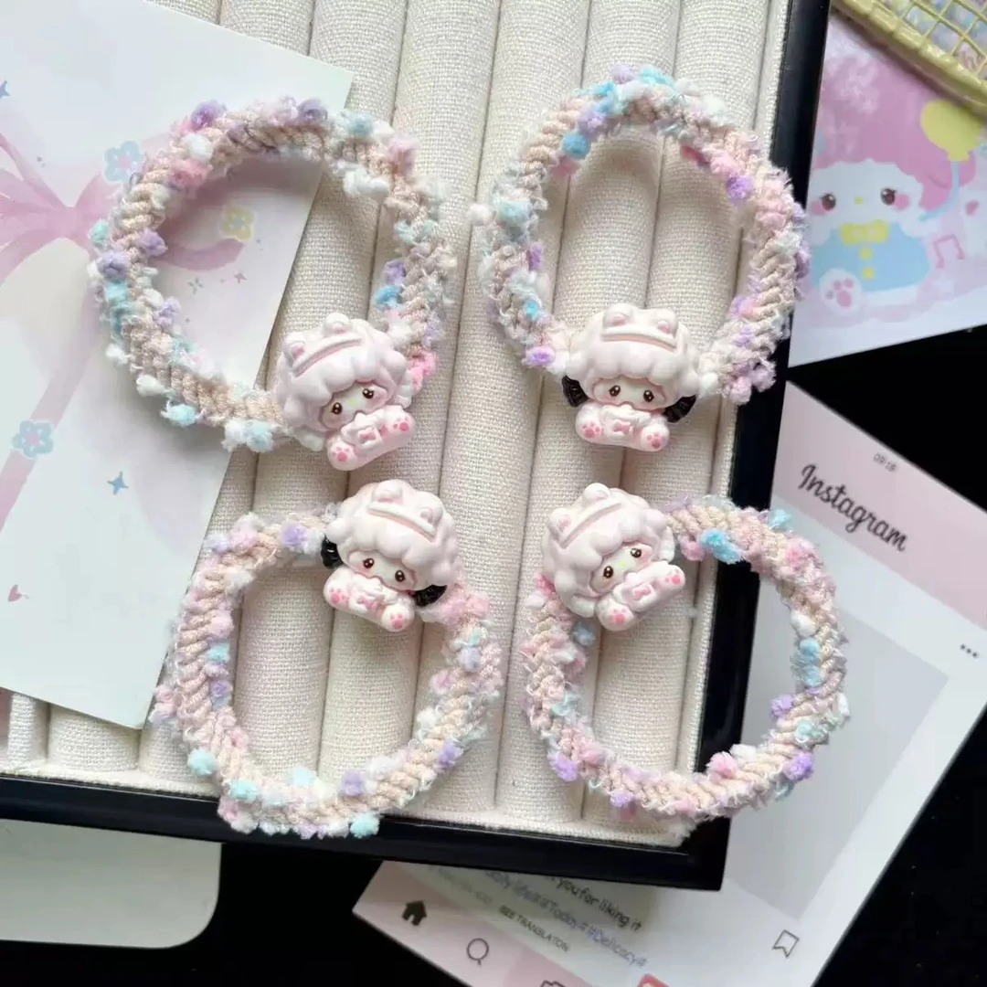 （ 个人单）可爱卡通头绳彩色ins少女甜美皮筋发圈发夹