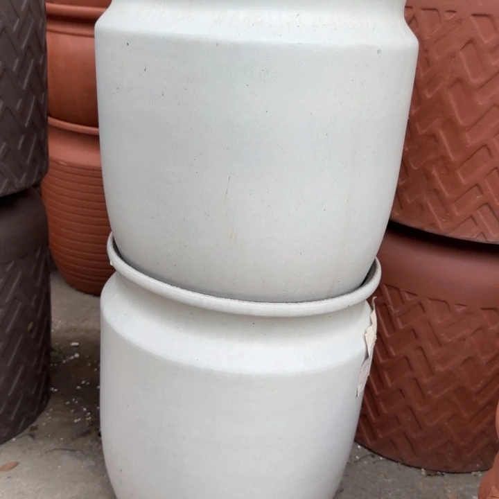 花盆紫砂口30高35宜兴紫砂釉面不精致