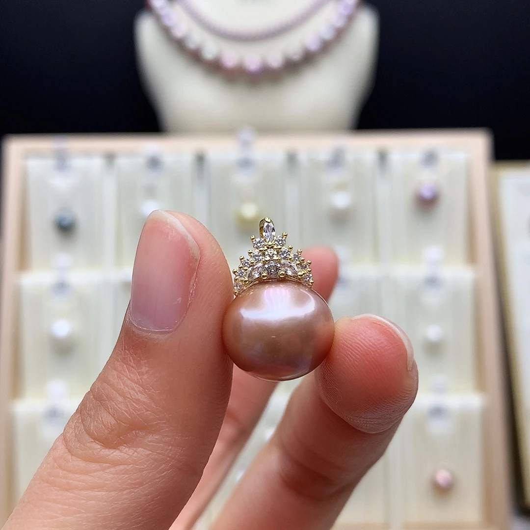 淡水珍珠颈饰合金