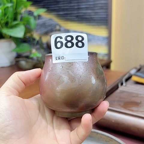 用****9戬谷龙窑坭兴陶柴烧茶杯688