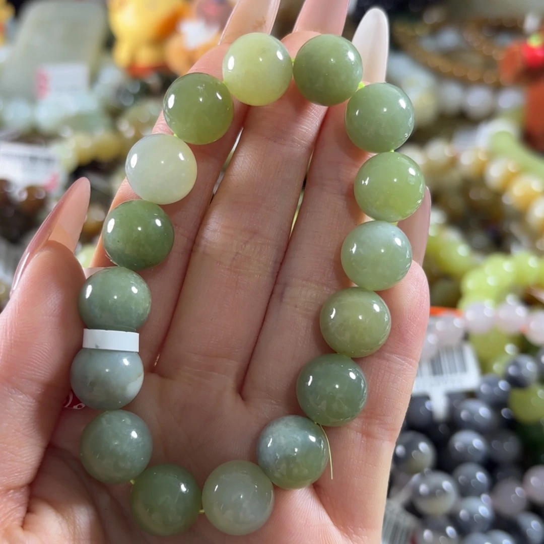 和田玉未镶嵌手链110