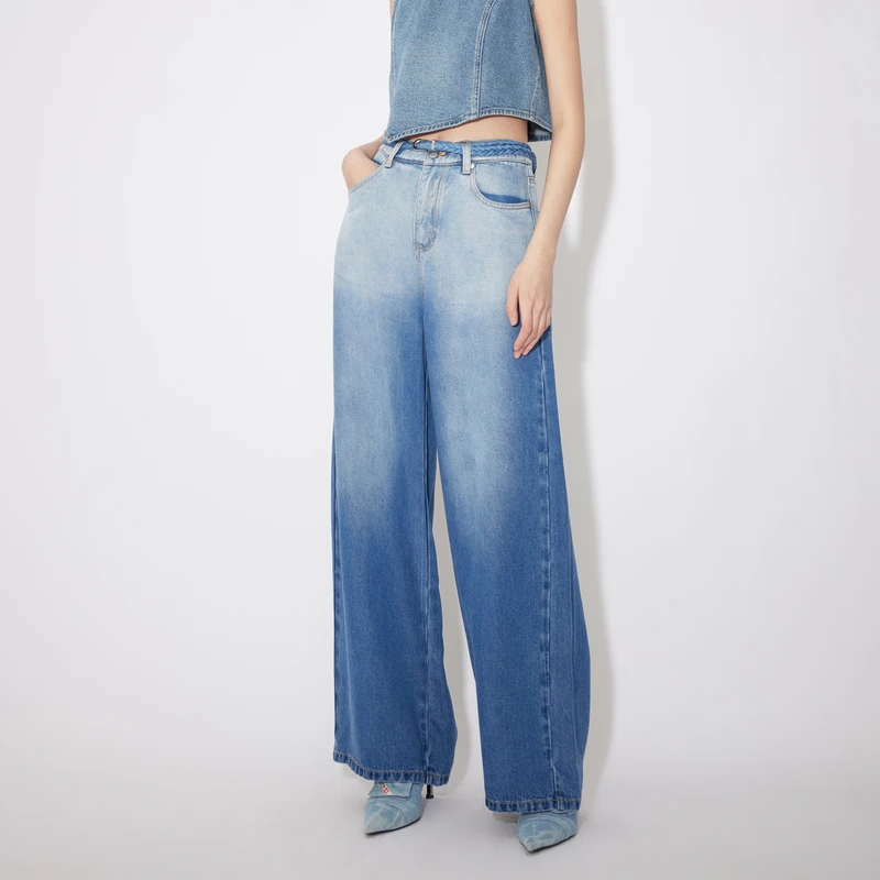 【达人播专属】REVAN芮范度假风直筒牛仔裤RM31302157