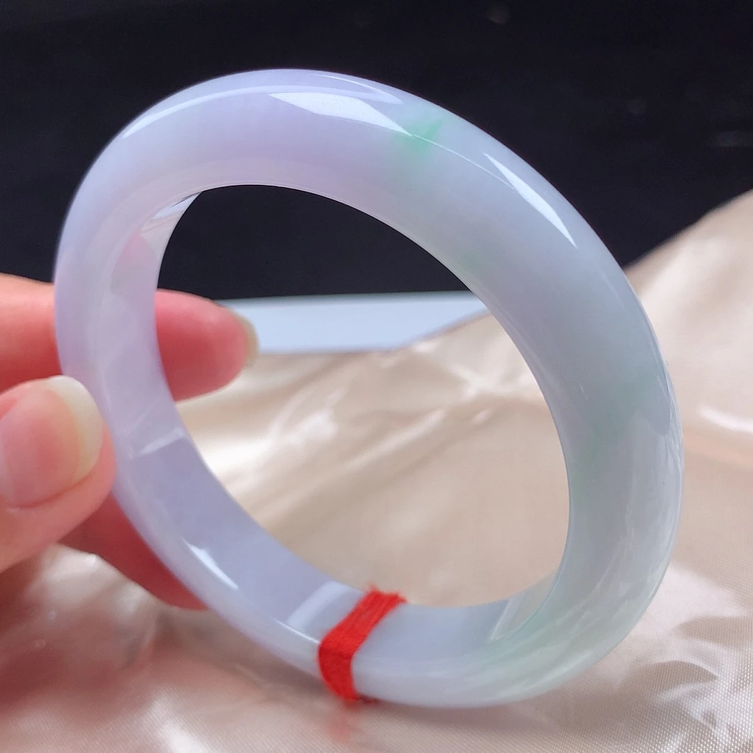 翡翠未镶嵌手镯57圈h8631