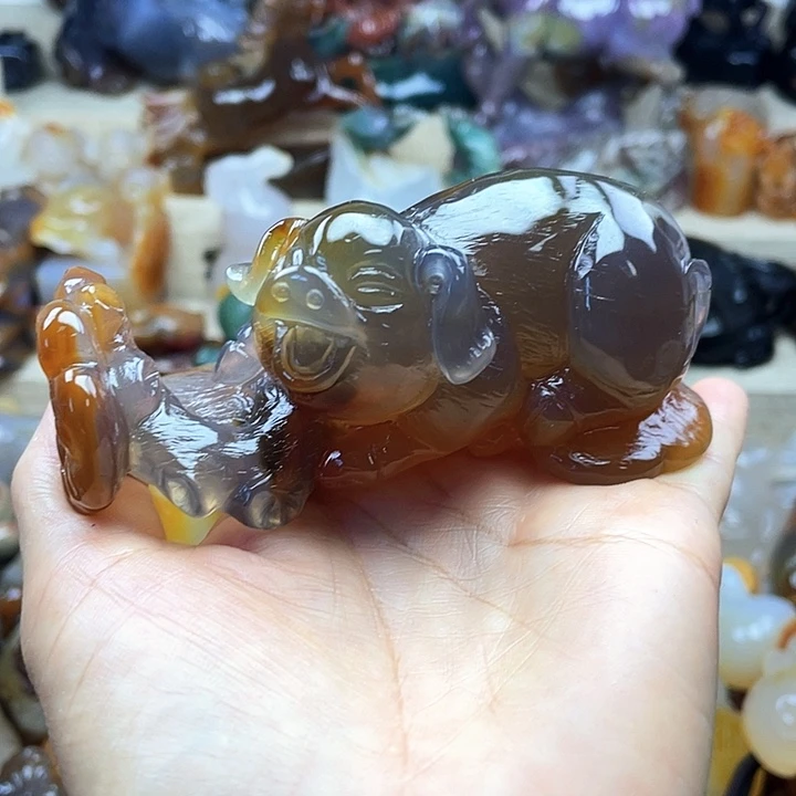 风***尖未镶嵌饰品玛瑙/玉髓