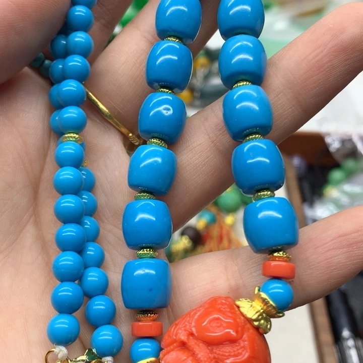 合金颈饰玛瑙/玉髓吊坠