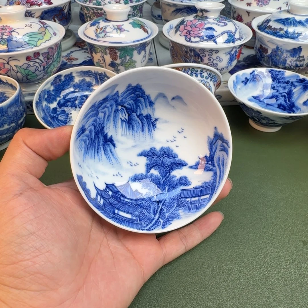 陶纯手工纯手绘茶具254
