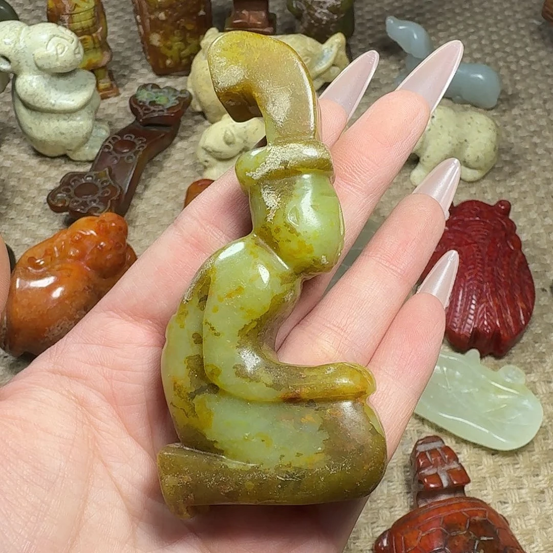 白玉菩提吊坠挂件