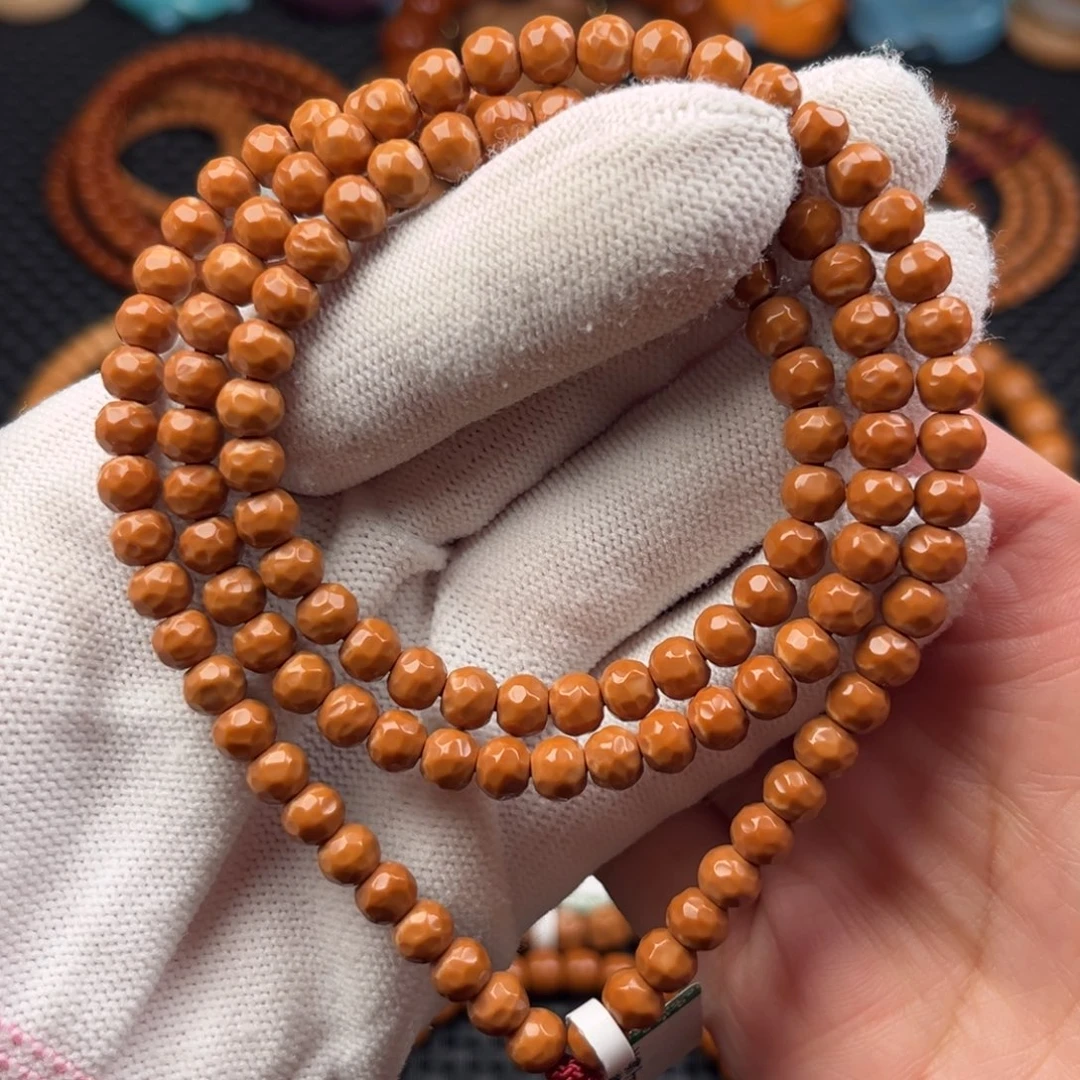 吊坠橄榄核6.0mm橄榄核尖钻面无相挂脖