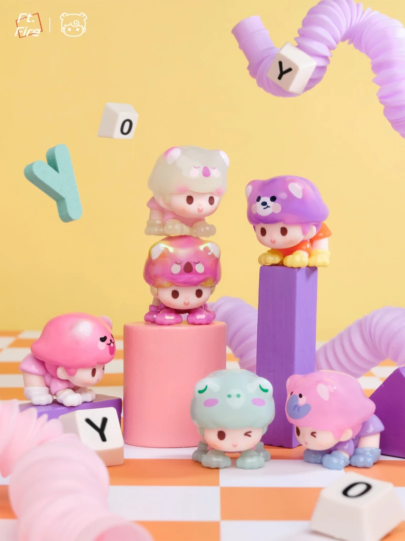 （草莓拆盒）Yoyo森林奇趣系列斗兽棋系列萌粒盲盒盲袋