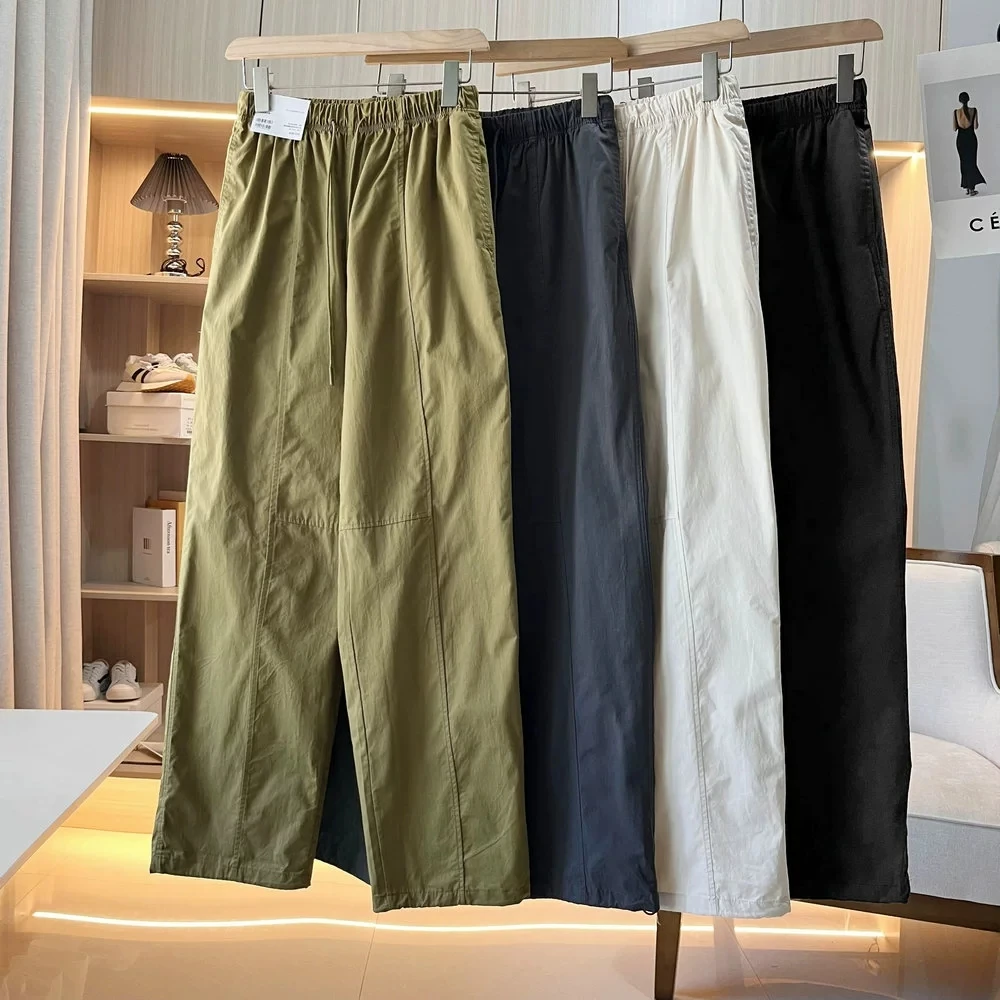 25春新款降落伞裤女工装裤束脚裤宽松显瘦百搭休闲裤长裤969895