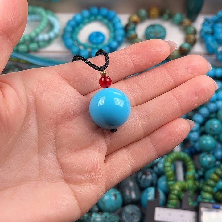 烤****哥卡20高瓷蓝圆珠