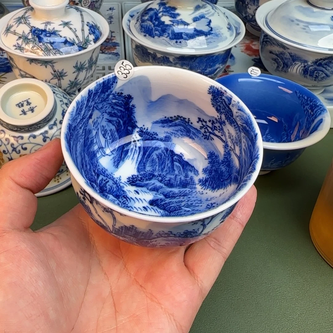 彦祖纯手工手绘茶具335