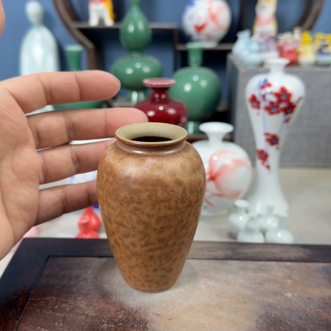 陶瓷手工小花器摆件