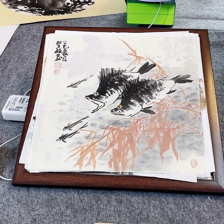 国画张圣敏先生纯手绘作品