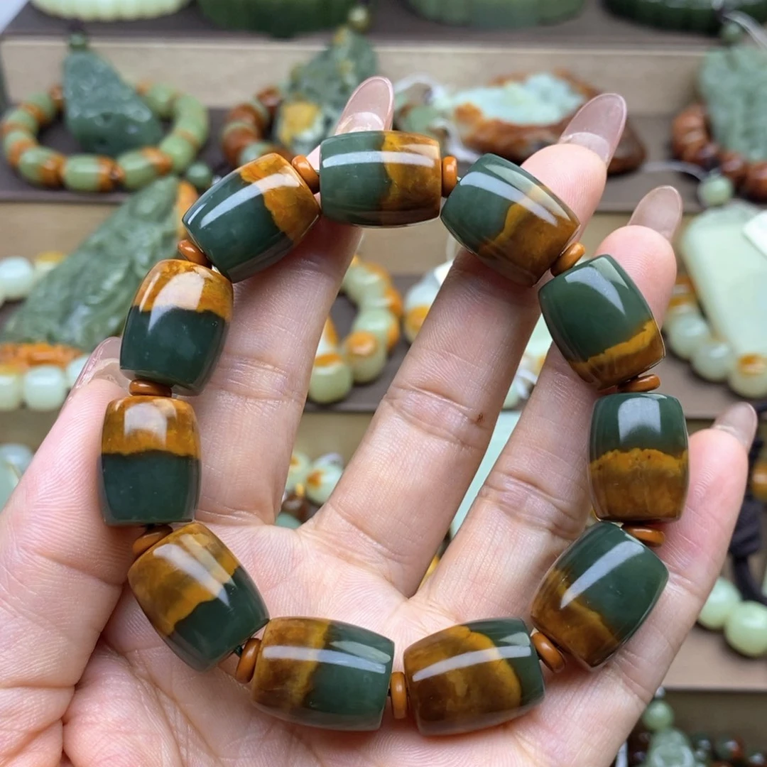 手串未镶嵌透闪石质玉