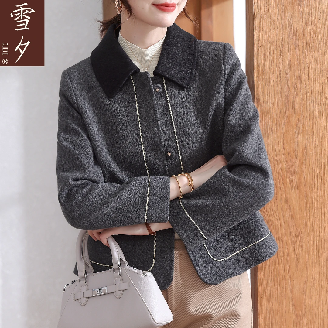 妈妈秋装小香风外套2025新款今年流行的中老年女装洋气短款上衣服