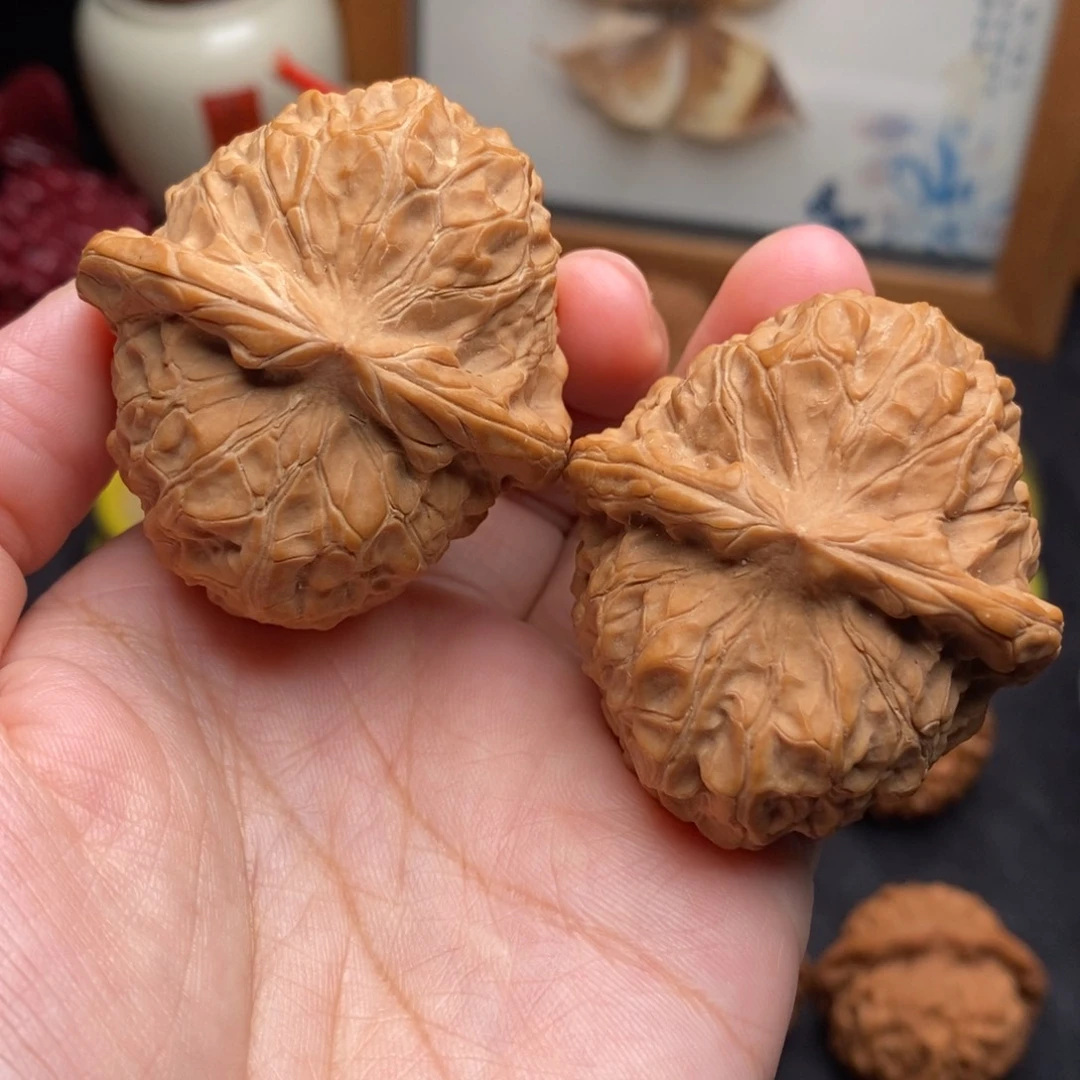 文玩核桃把件44南瓜墩