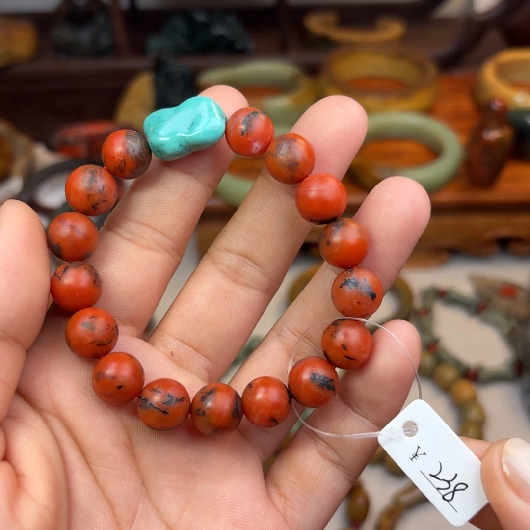 南红玛瑙手链未镶嵌玫*?