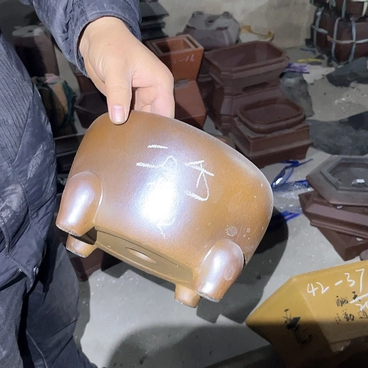 紫砂花盆紫砂等传统