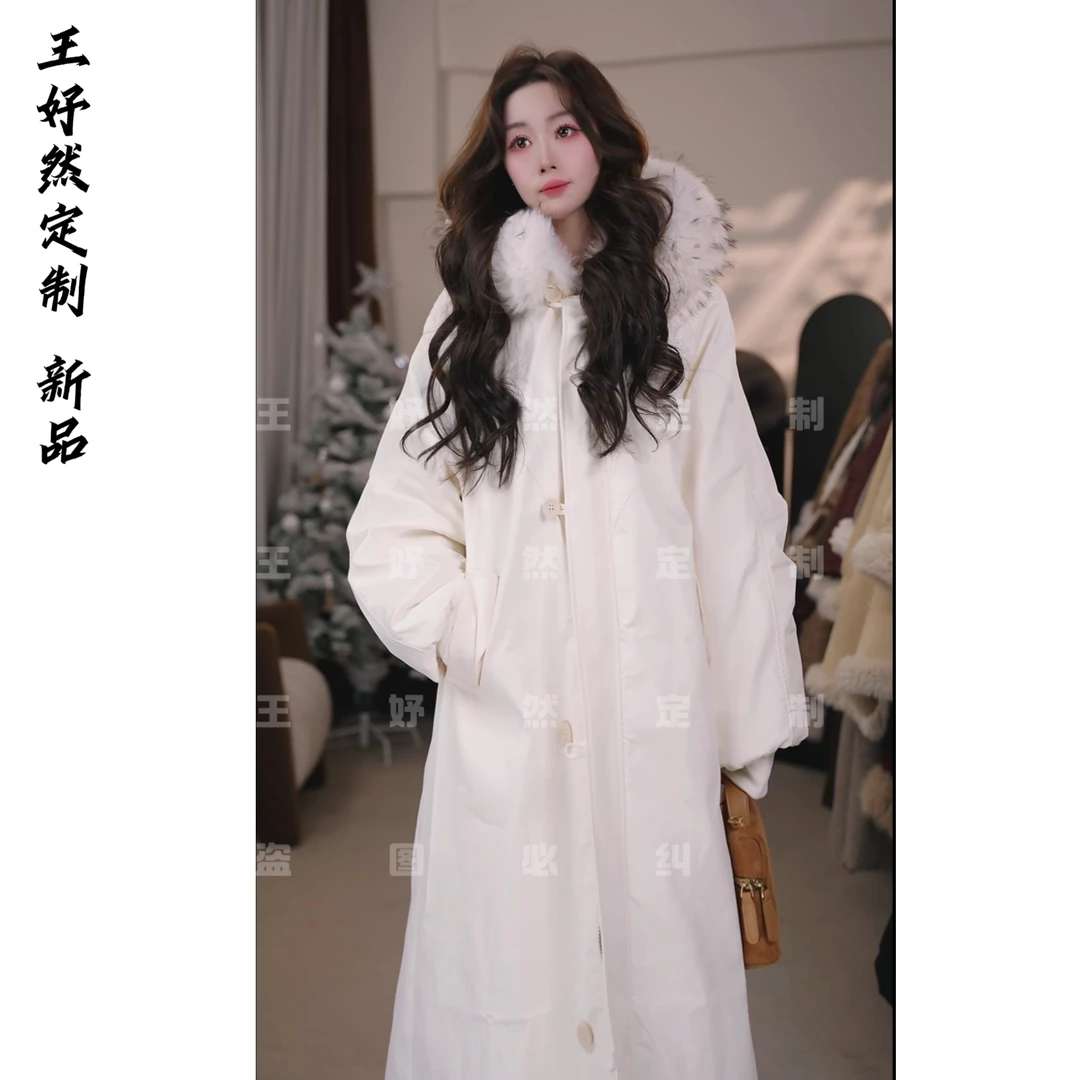 【毛雪】2025年加厚冬季长款复古外套