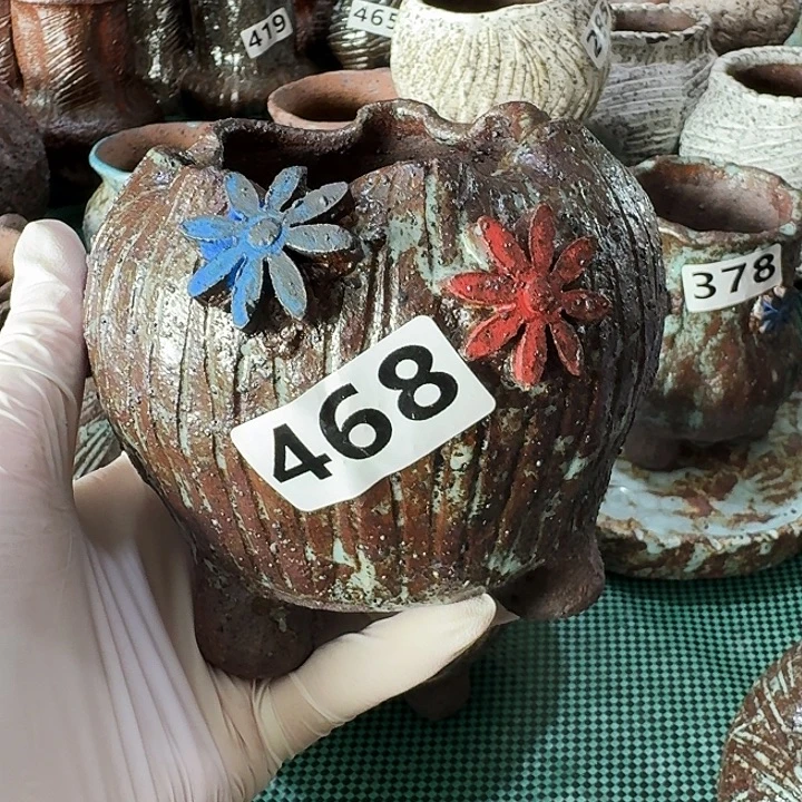 内口7高.9.5粗陶手工制作