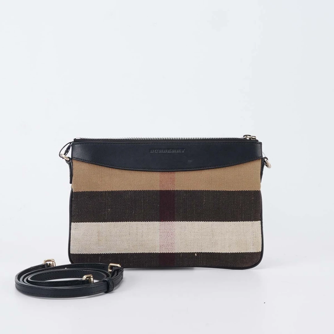 95新 BURBERRY/博柏利 【诗诗】格纹纸片包/BGC201370023