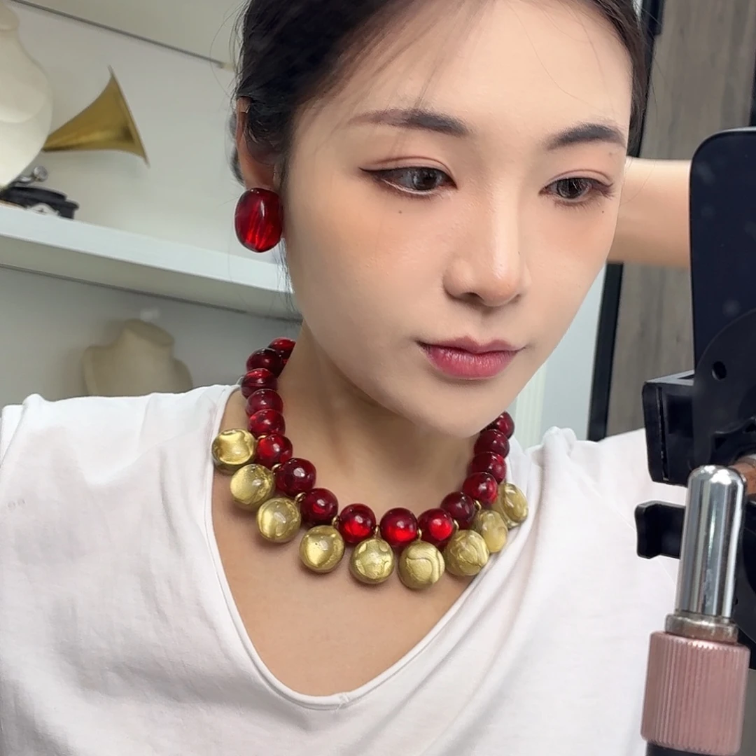 合金合金琉璃多米浓郁红 配套了！